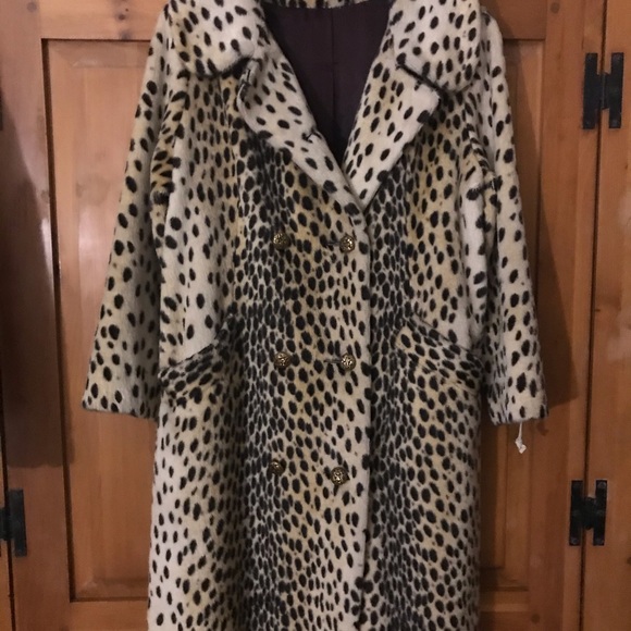 Late 50’s Early 60’s Vintage Leopard Coat EUC - Picture 14 of 16